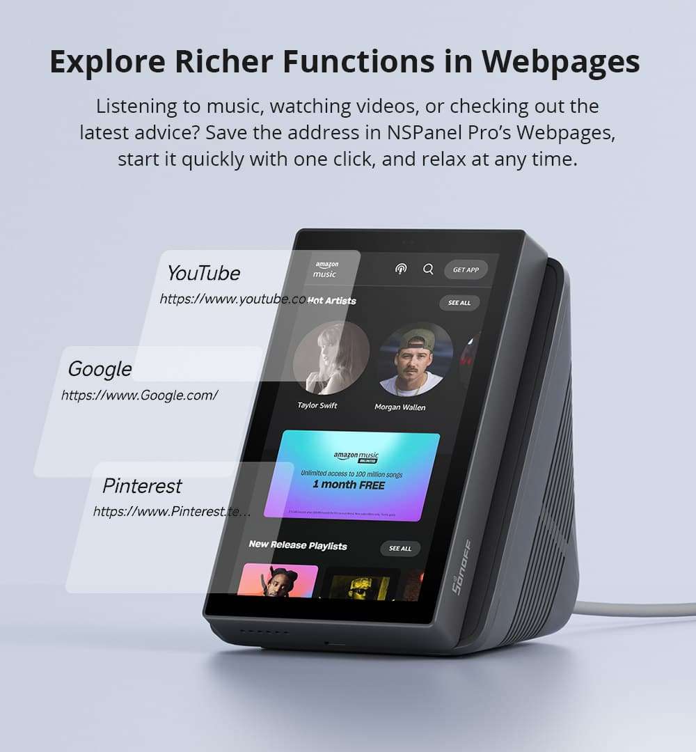 Sonoff NS Panel PRO 120 (Grey)