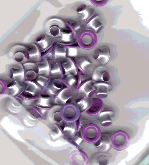 Eyelets - purple -50 per packet 1/8"