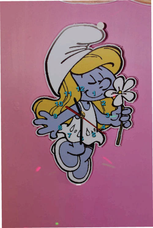 Childrens Clocks - Smurfette Wall clock