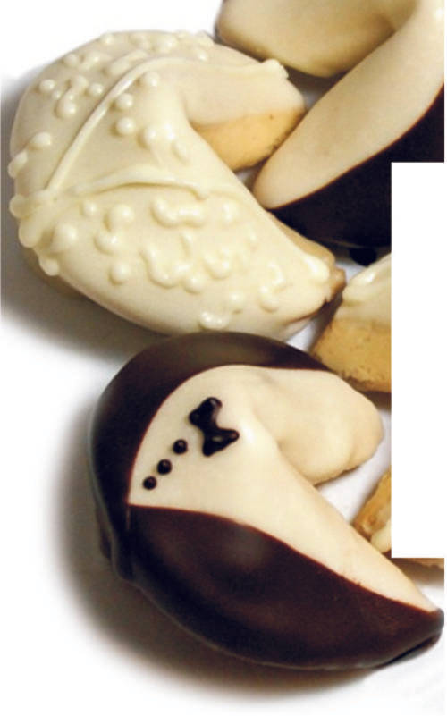 Wedding Favours, Chocolate Coated, Belgium Chocolate, Bride & Groom