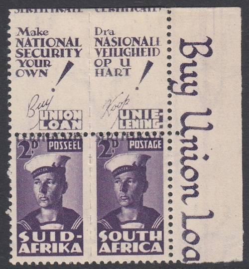 2d Bantam Slogan Printed onto Stamp Rare