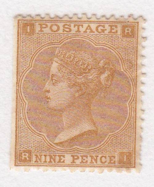 Rare Queen Victoria 9d (SG 86 or 87 not sure) with cat value over 3500 pounds Mounted Mint