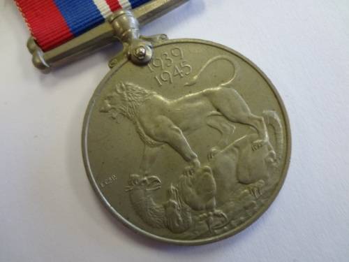 WWII War Medal issued to N61856 A Liphuzi - as per photo