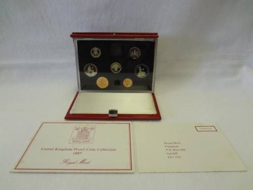 1987 United Kingdom Proof Coin Collection - as per scan