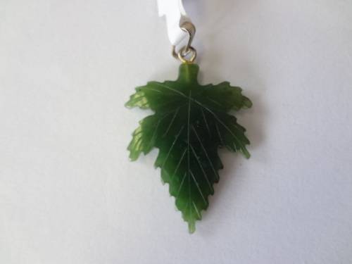 Green Leaf pendant - as per photo