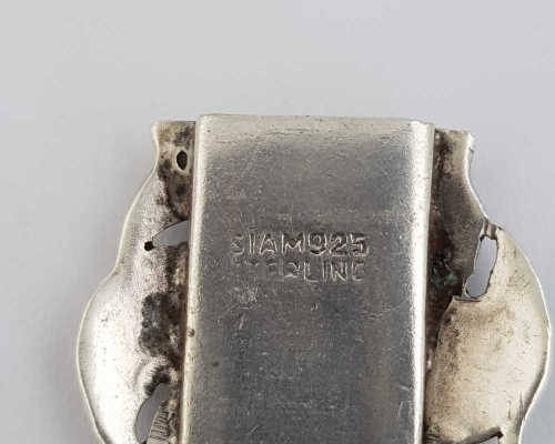 925 Sterling Siam Silver Bracelet weight 23g as per photo