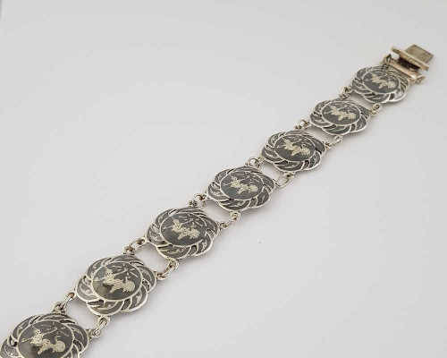 925 Sterling Siam Silver Bracelet weight 23g as per photo