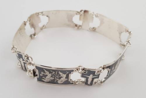 Vintage Siam Silver Bracelet weight 15g as per photo