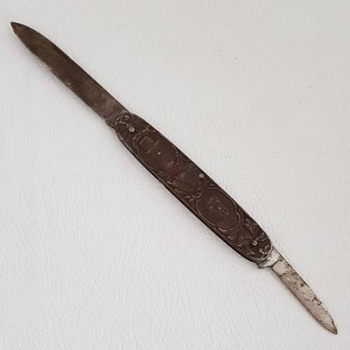Eendracht Maakt Macht Kruger/De Wet (Panda) Transvaal pocket knife as per photo