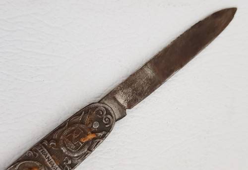 Eendracht Maakt Macht Kruger/De Wet (Panda) Transvaal pocket knife as per photo