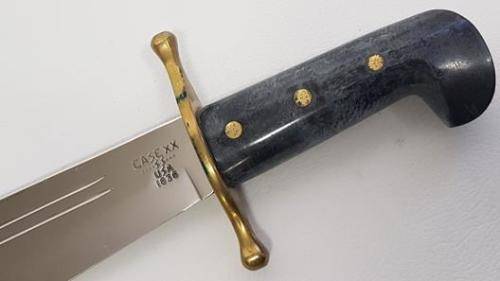 Case XX Bowie Knife 1836 Davy Crockett with Sheath as per photo
