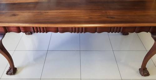 Embuia Ball and Claw 6 Seater Dining Table 183X97X78cm as per photo