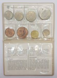 Barclays Bank Ltd last date struck before the adoption of the decimal system in England Proof set