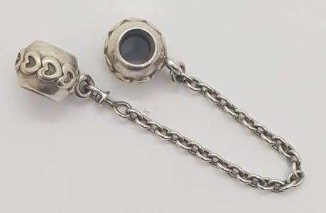 Original Pandora Sterling Silver Safety Chain as per photo