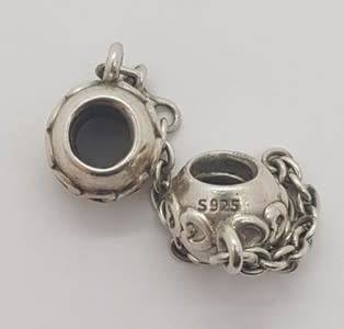 Original Pandora Sterling Silver Safety Chain as per photo