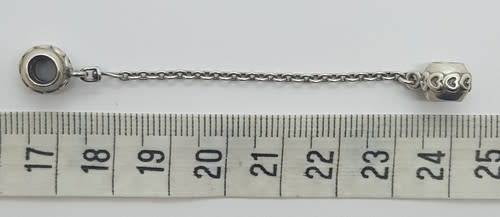 Original Pandora Sterling Silver Safety Chain as per photo