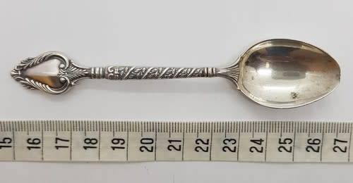 Sterling Silver Candida Teaspoon weight 17.4g as per photo