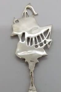 Dutch Silver Souvenir Spoon 90% weight 26g as per photo