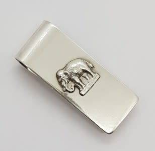 Vintage Sterling Silver Elephant Money Clip Hallmarked 925, weight 16g as per photo
