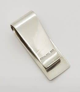 Vintage Sterling Silver Elephant Money Clip Hallmarked 925, weight 16g as per photo