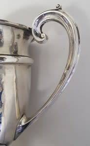 Sterling Silver Vintage Railway Institute Athletics Club Trophy, weight 419.8g icl base excl base