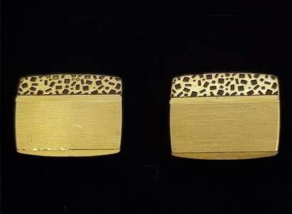 Vintage Gold Plated Cufflinks as per photo