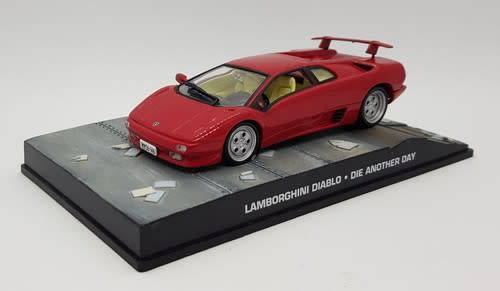 Lamborghini Diablo - Die Another Day model car - broken mirror - as per photo