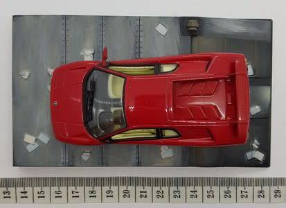 Lamborghini Diablo - Die Another Day model car - broken mirror - as per photo