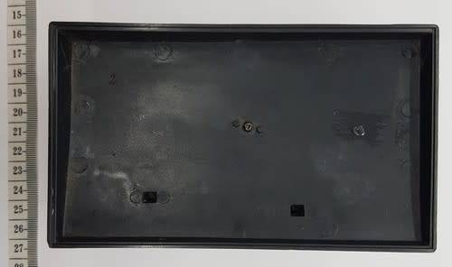 Aston Martin DB5 - Goldfinger model car  - casing cracked, broken mirror and missing light