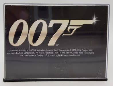 Aston Martin DB5 - Goldfinger model car  - casing cracked, broken mirror and missing light