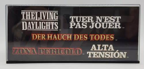 Aston Martin V8 Vantage - The Living daylights model car - as per photo