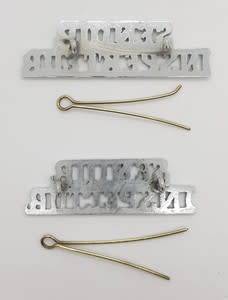 SAR pair of Senior Inspector and Senior Inspekteur name badges as per photo