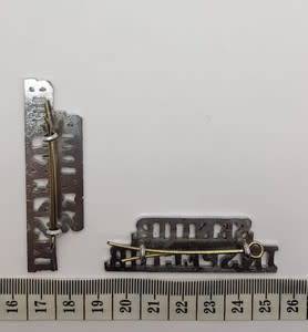 SAR pair of Senior Inspector and Senior Inspekteur name badges as per photo