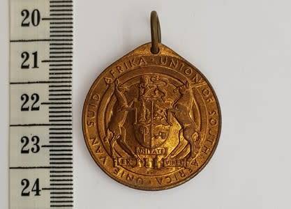 South Africa King George V medallion - as per photo