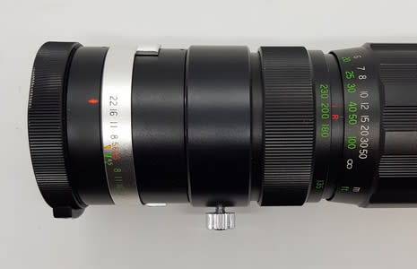Soligor 90mm - 230mm lens in case - as per photo