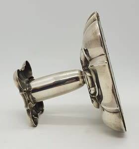 Vintage Silver Plated Candleholder with Inscription CandE 1947-1972 as per photo