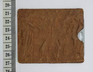 Pleasant Reflections stainless steel mirror in leather bag