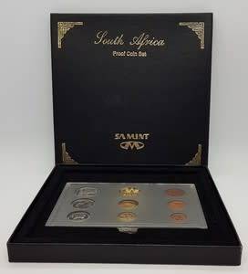 1999 South Africa Strelitzia (bird of paradise) Proof Coin Set as per photo