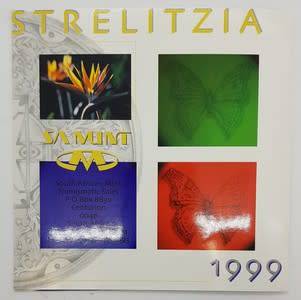 1999 South Africa Strelitzia (bird of paradise) Proof Coin Set as per photo