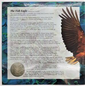 1995 South Africa Fish Eagle Proof Coin Set as per photo