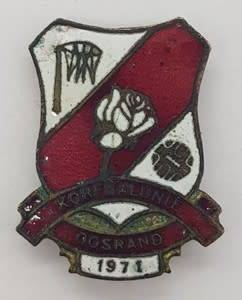 Korfbal Unie - Oosrand 1971 badge - as per scan