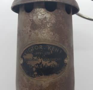 Victor Kent - Wolf safety mining lamp - as per photo
