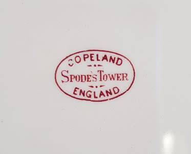 Copeland Spode`s Tower plate - as per photo