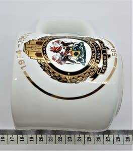 1984 SA Railway Police 50 year commemerative beer mug - as per photo