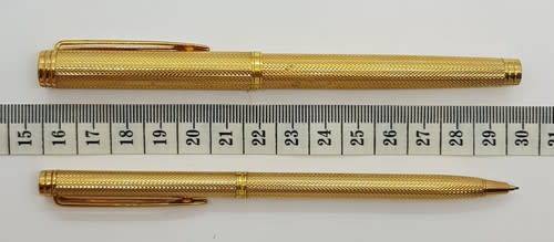 Waterman Paris 18ct Gold -Tipped Fountain Pen and Pencil Set in box - as per photo