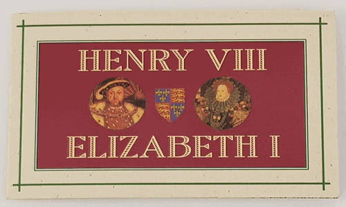 British History Reproduction Coins - Henry VIII & Elizabeth I as per photo