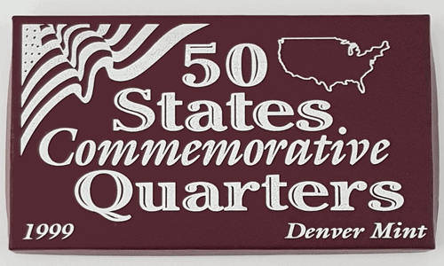1999 USA 50 States Commemorative Quarters Denver Mint as per photo