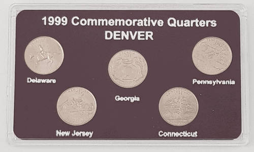 1999 USA 50 States Commemorative Quarters Denver Mint as per photo