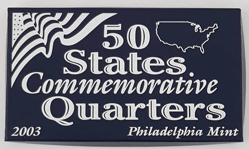 2003 USA 50 States Commemorative Quarters Philadelphia Mint as per photo