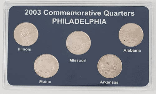 2003 USA 50 States Commemorative Quarters Philadelphia Mint as per photo